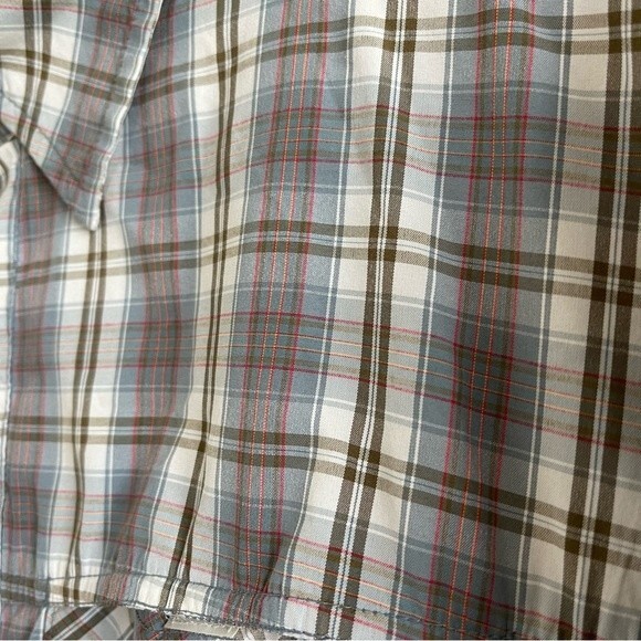 Columbia Insect Blocker Long Sleeve Button Down Plaid Mens Shirt XL - Picture 7 of 13